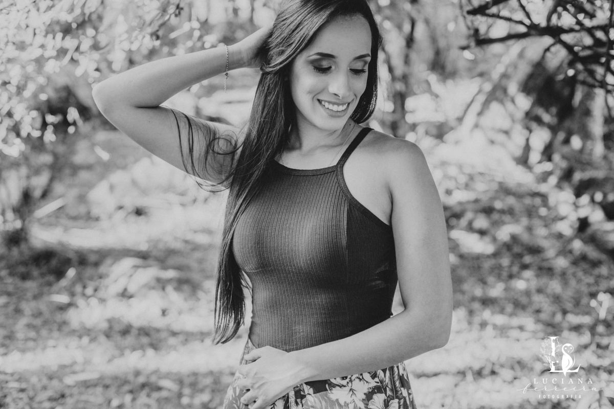 Ensaio feminino realizado na Pousada Aldeia em São Roque