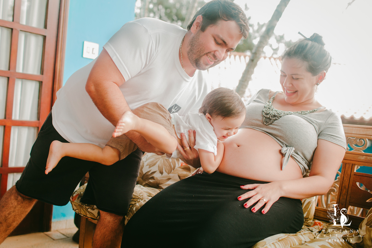 Ensaio gestante e ensaio família em São Roque
