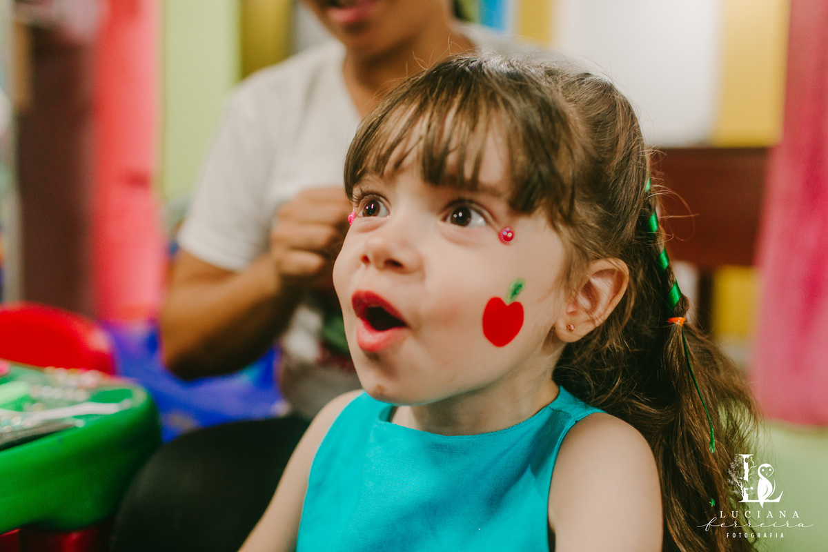 Aniversário Infantil com tema Branca de Neve realizado no espaço Brincar na cidade de São Roque