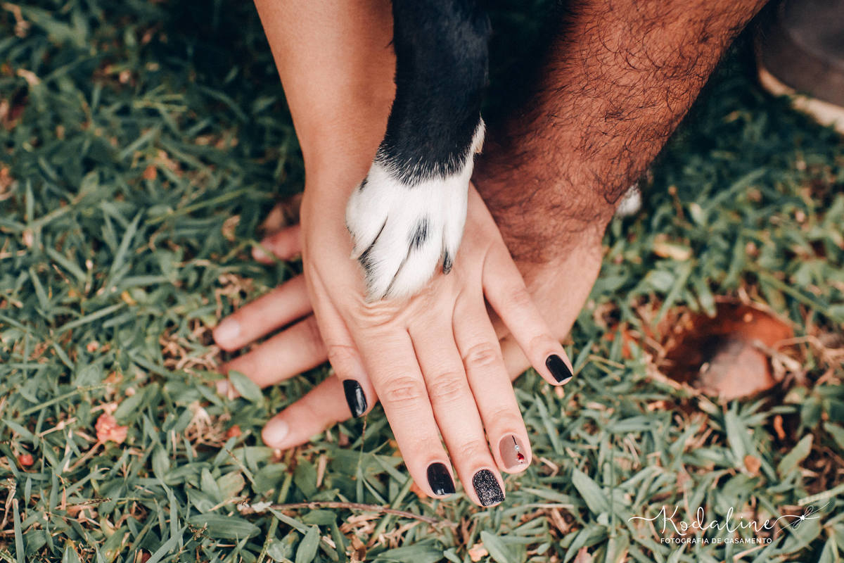 Ensaio pré-casamento realizado na cidade de São Roque com moto e cachorro