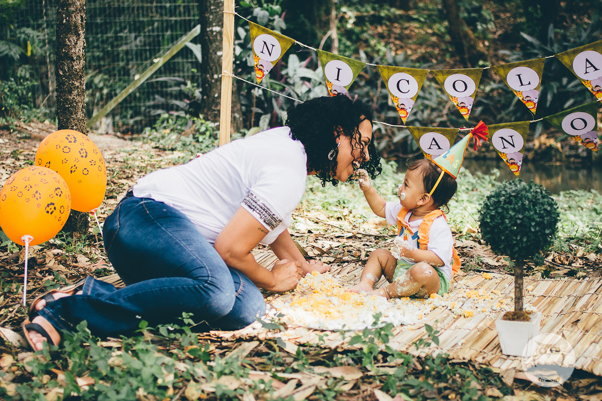 Smash the cake realizado na Brasital, na cidade de São Roque