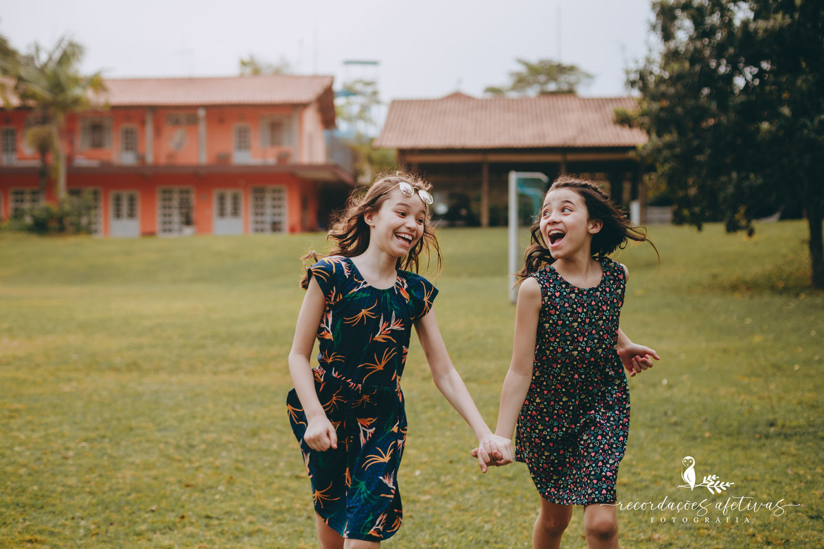 Ensaio família realizado na Pousada Aldeia em São Roque, São Paulo