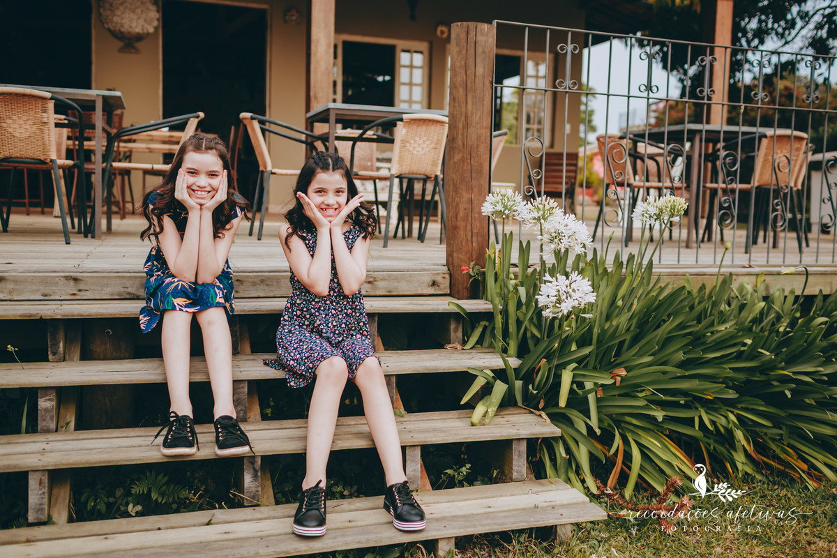 Ensaio família realizado na Pousada Aldeia em São Roque, São Paulo
