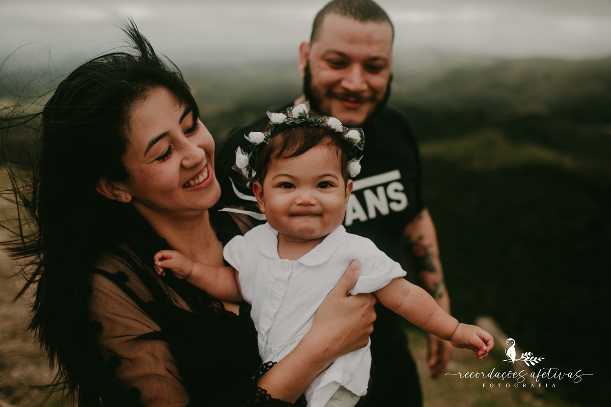 Ensaio família realizado no Morro do Saboó, em São Roque