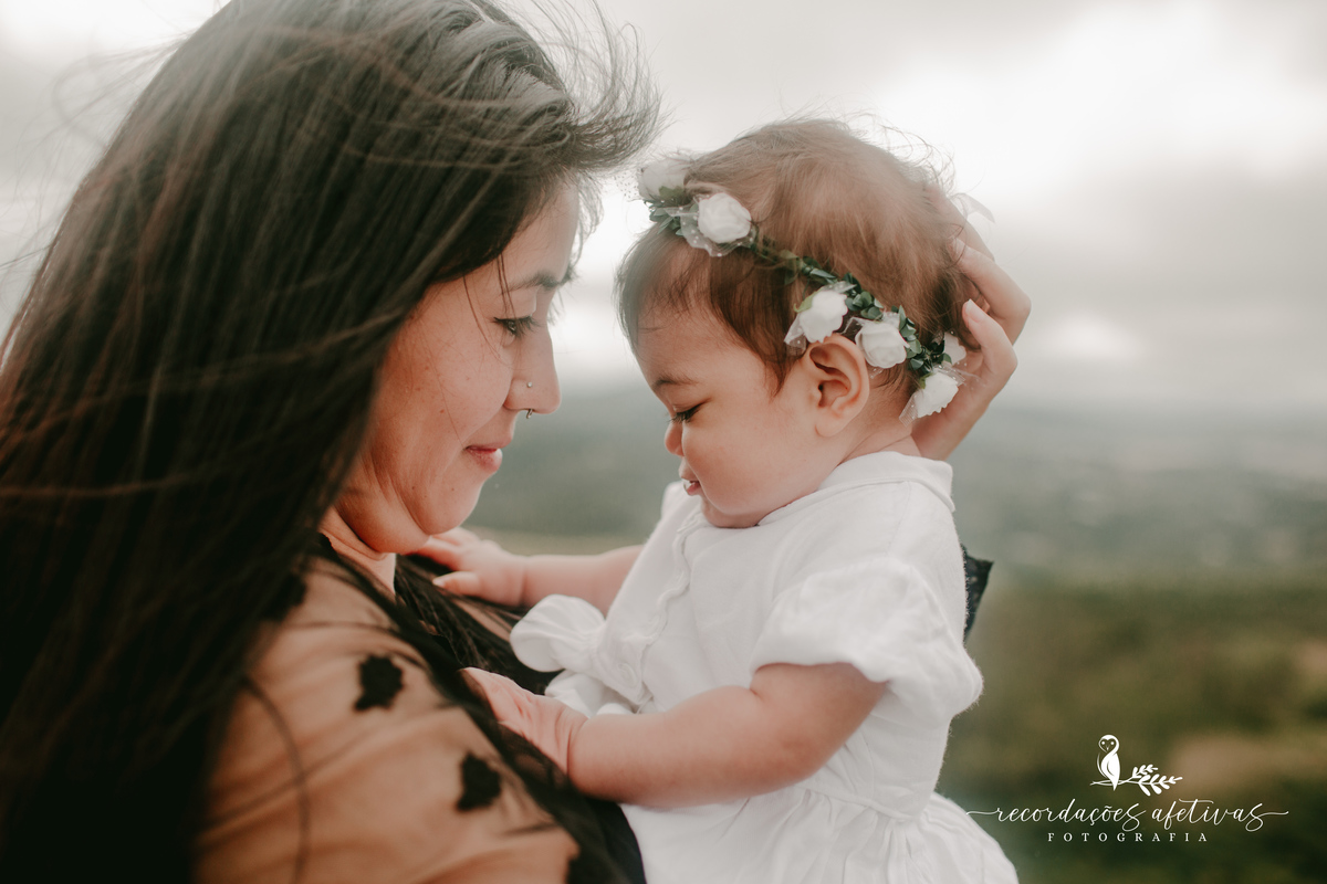 Ensaio família realizado no Morro do Saboó, em São Roque