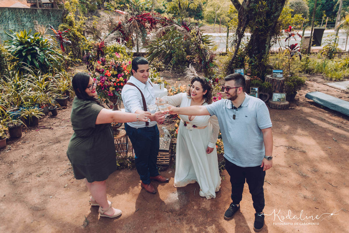 Casamento no campo estilo boho realizado em Jundiaí