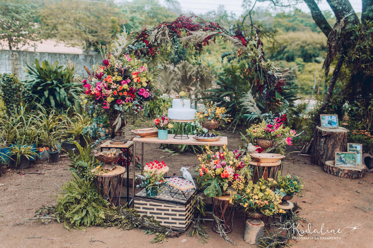 Casamento no campo estilo boho realizado em Jundiaí