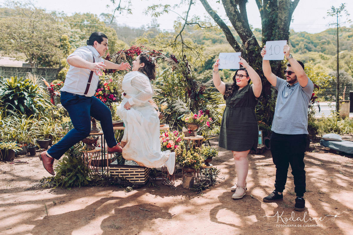 Casamento no campo estilo boho realizado em Jundiaí