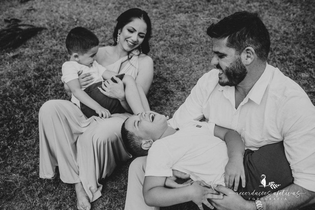 Ensaio família realizado na Pousada Aldeia em São Roque