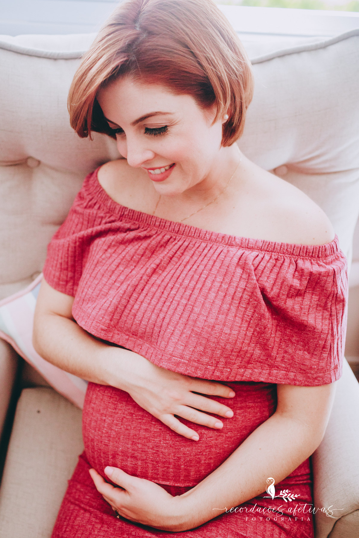 Ensaio gestante com pets, realizado em Sorocaba