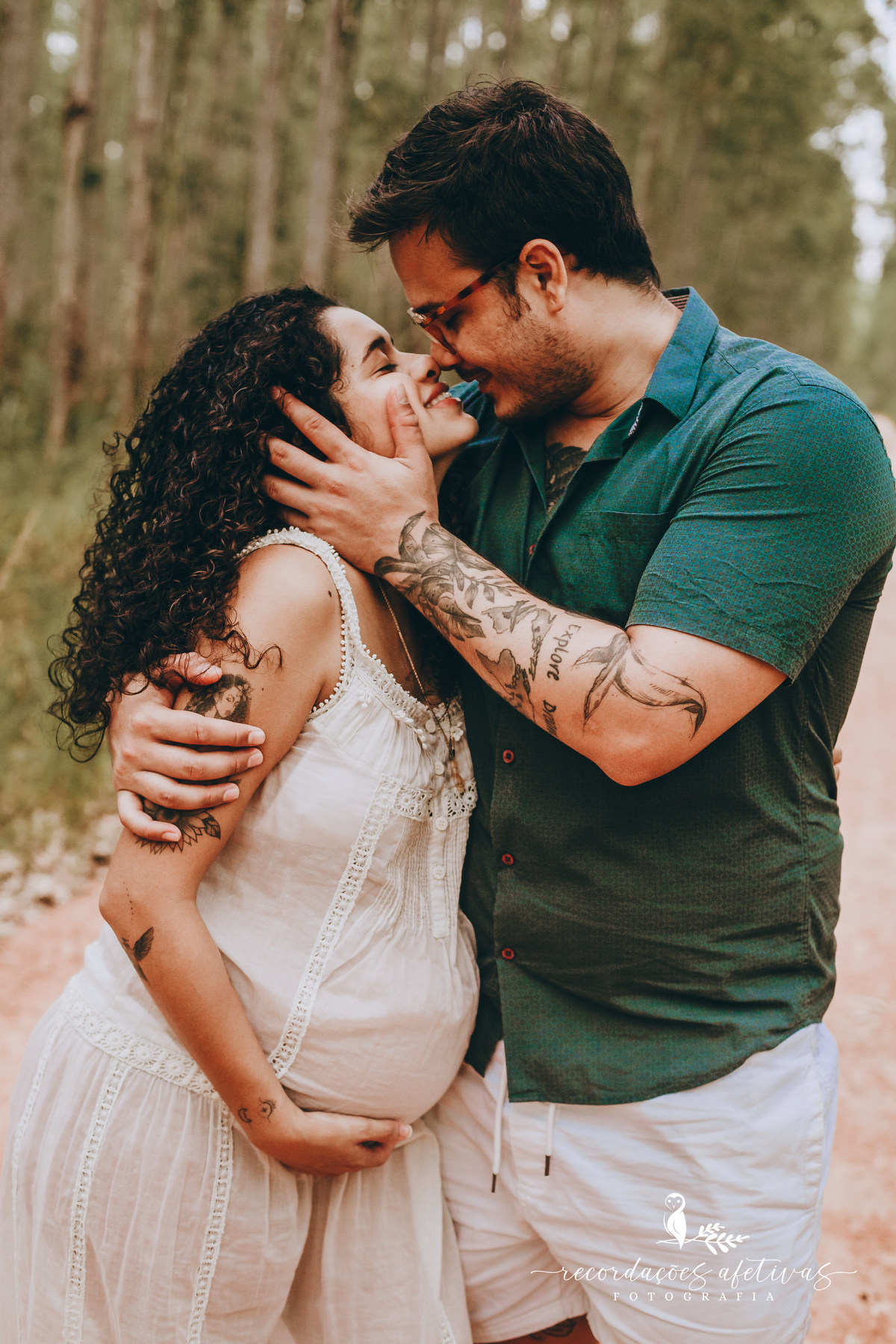 Ensaio Gestante em Plantação de Eucaliptos em Sorocaba