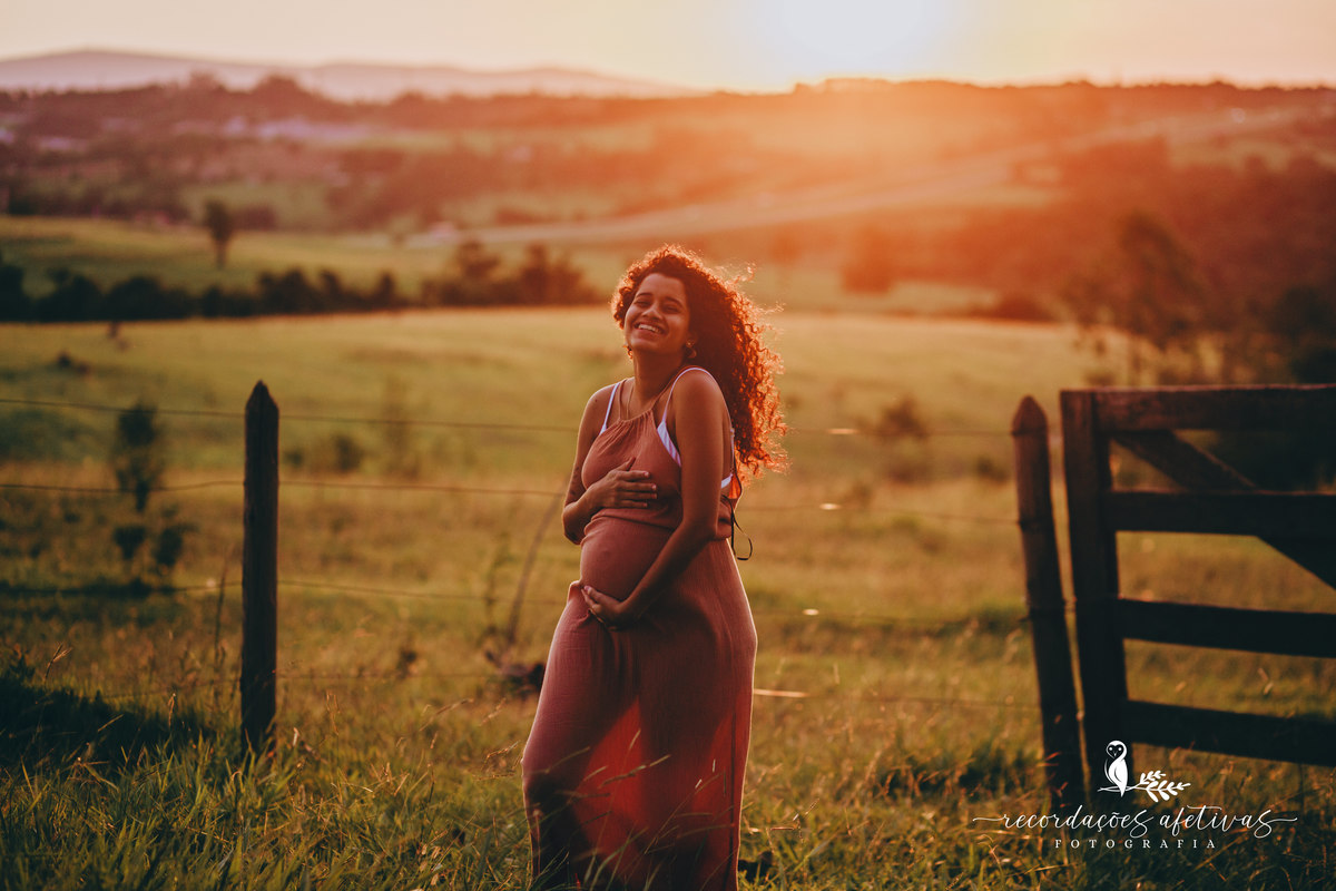 Ensaio Gestante em Plantação de Eucaliptos em Sorocaba