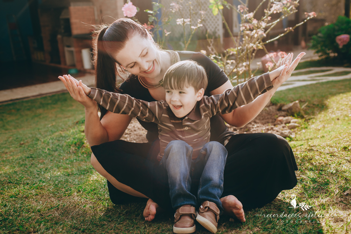 Ensaio dia das mães realizado em São Roque por Recordações Afetivas
