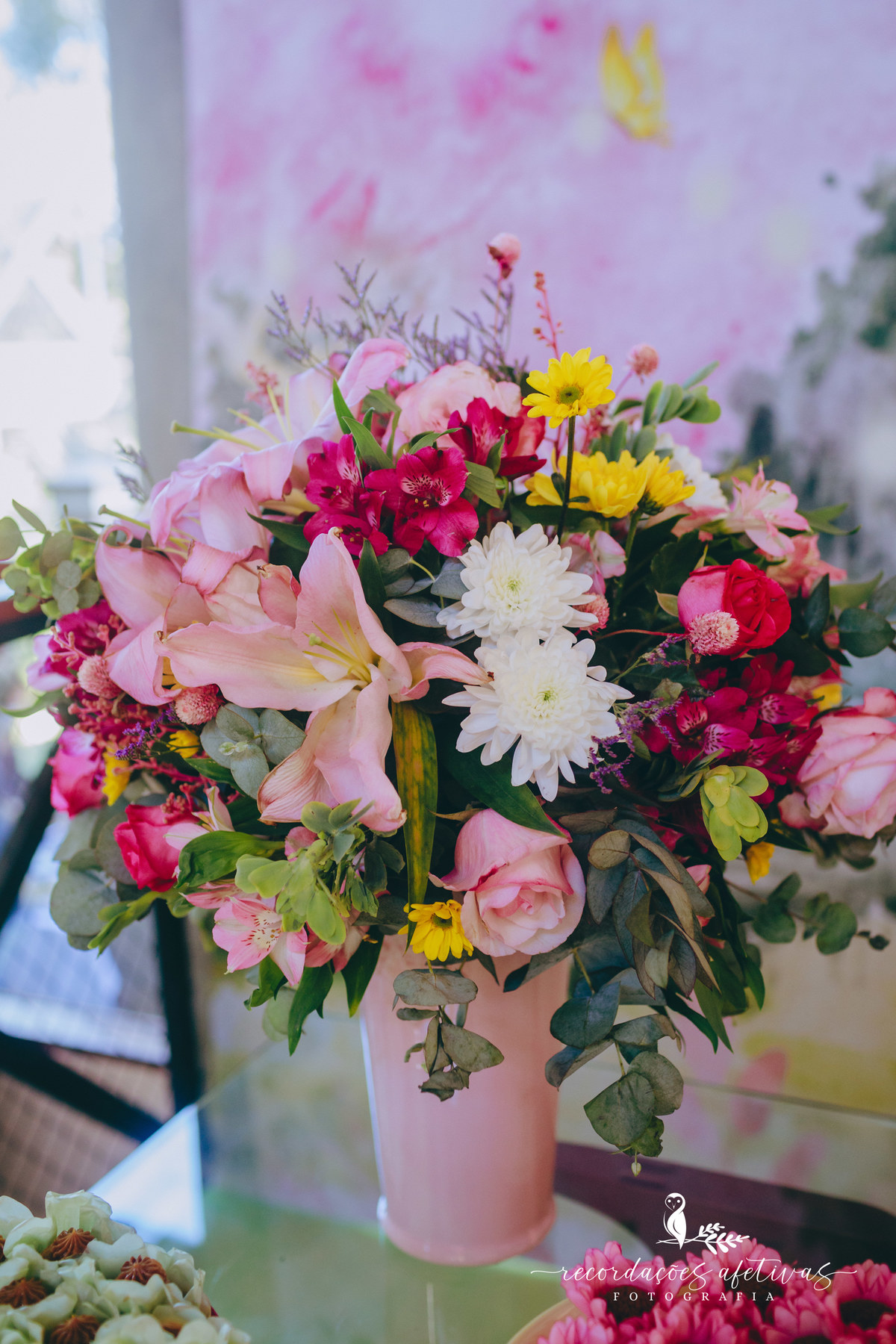 Festa de menina. Aniversário de 1 Aninho com tema Ursinho realizado em São Roque