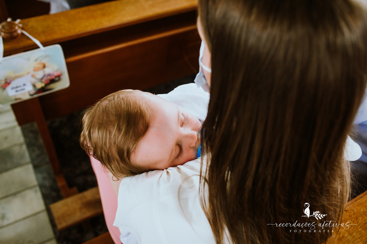 Batizado realizado na Paróquia São Luiz Gonzaga, em São Roque