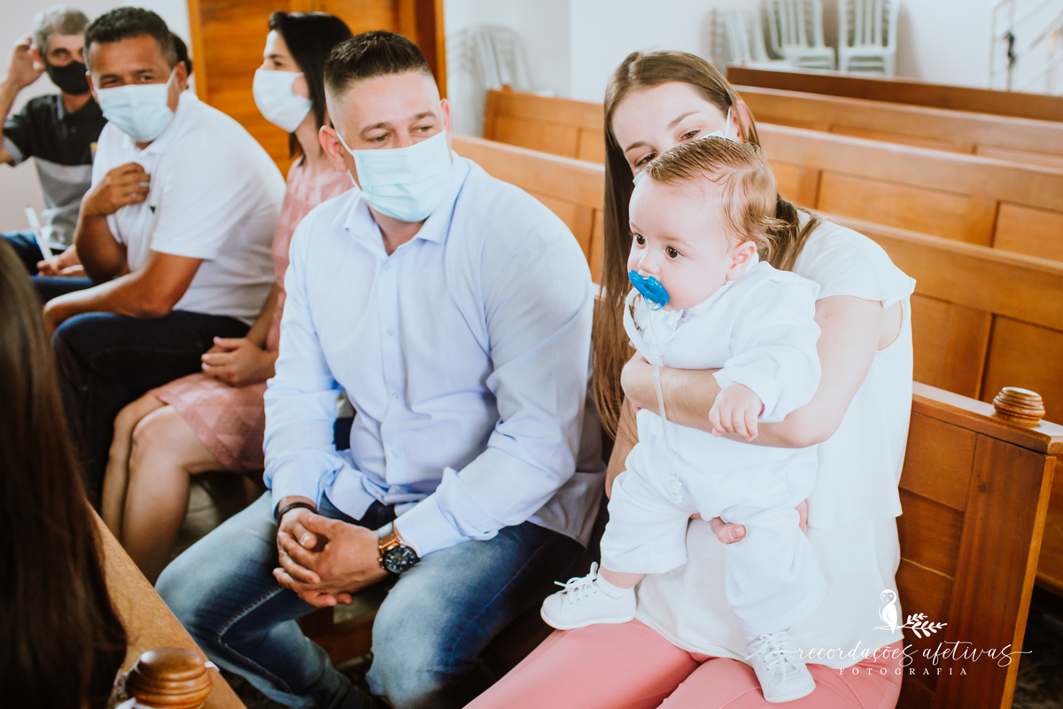 Batizado realizado na Paróquia São Luiz Gonzaga, em São Roque