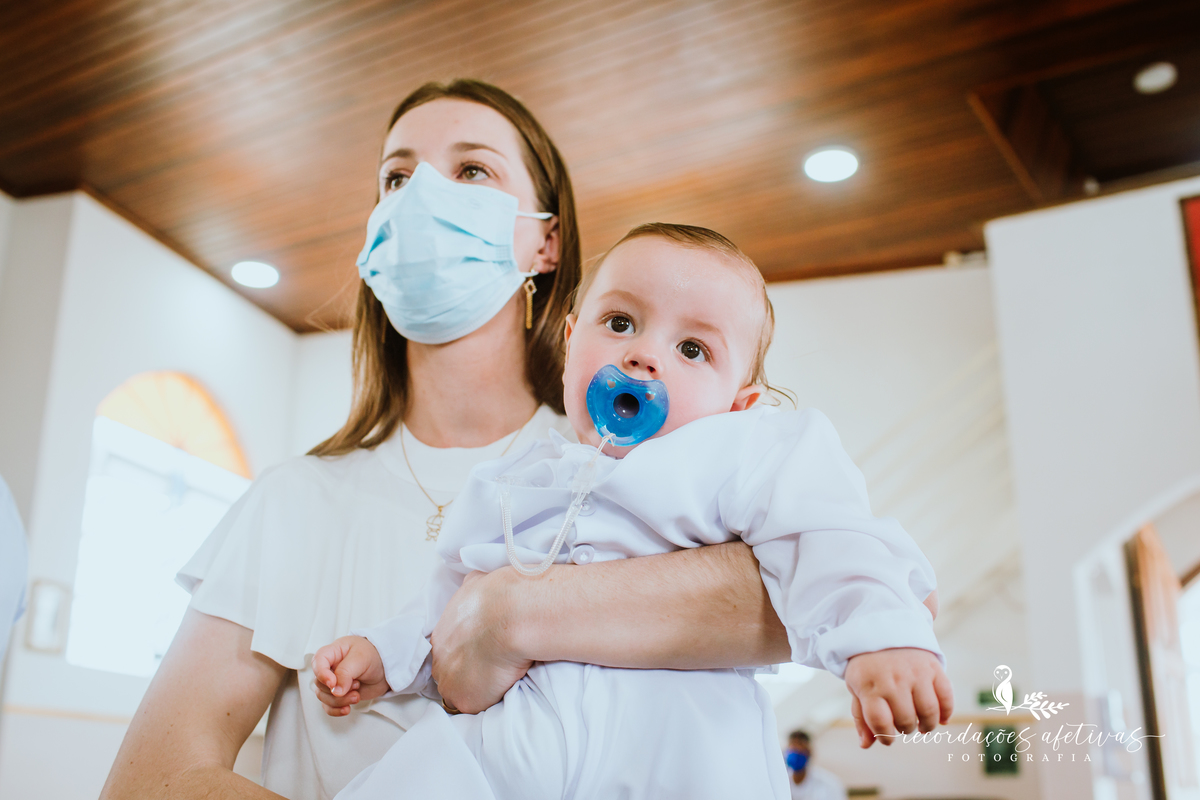 Batizado realizado na Paróquia São Luiz Gonzaga, em São Roque