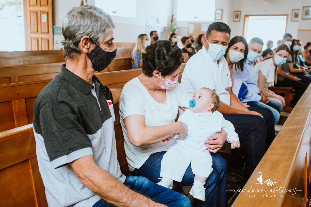 Batizado realizado na Paróquia São Luiz Gonzaga, em São Roque