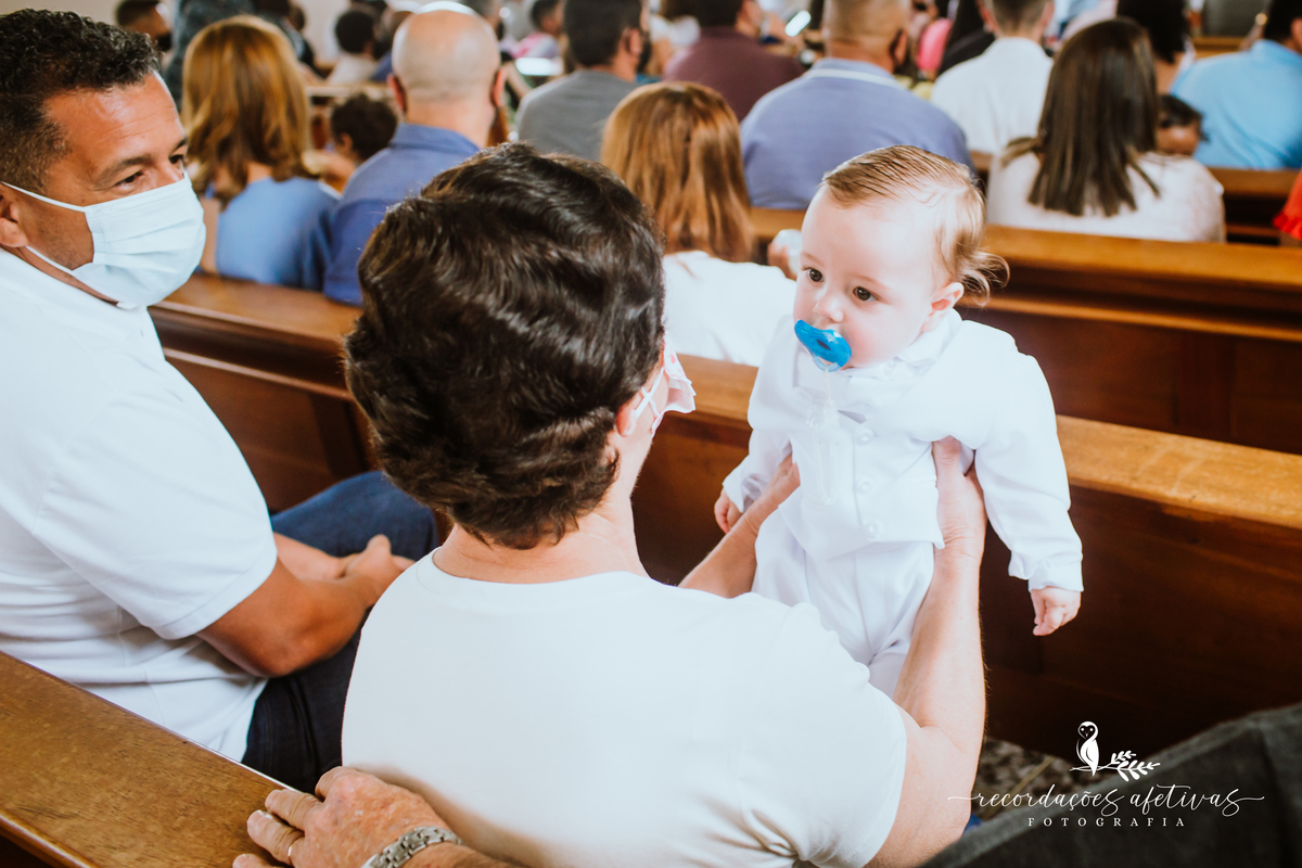 Batizado realizado na Paróquia São Luiz Gonzaga, em São Roque