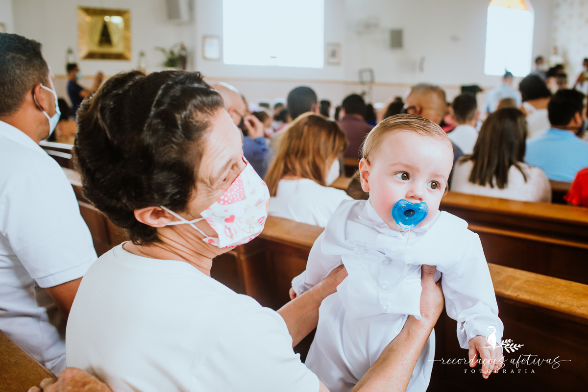Batizado realizado na Paróquia São Luiz Gonzaga, em São Roque