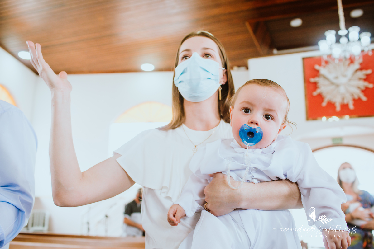 Batizado realizado na Paróquia São Luiz Gonzaga, em São Roque