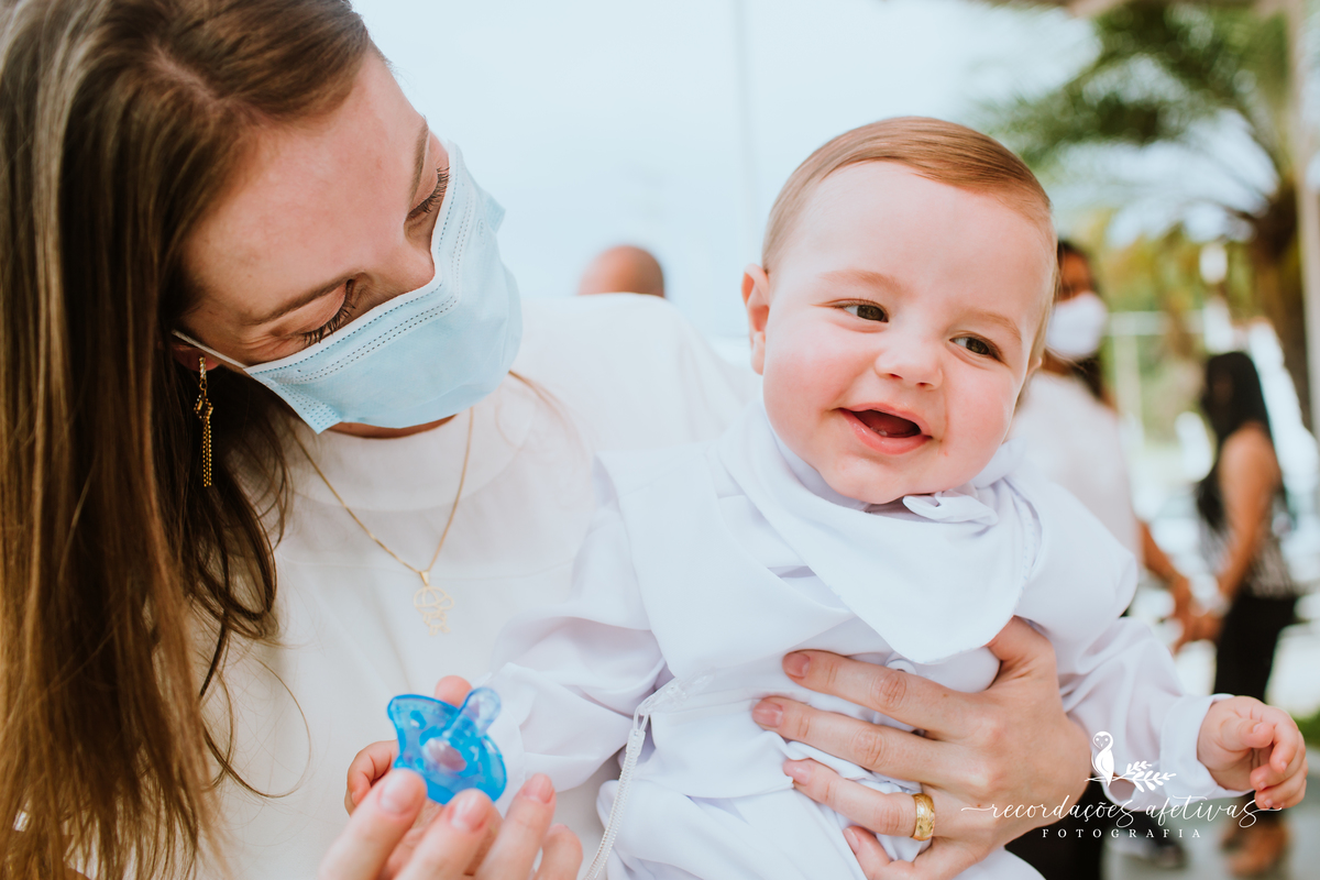 Batizado realizado na Paróquia São Luiz Gonzaga, em São Roque