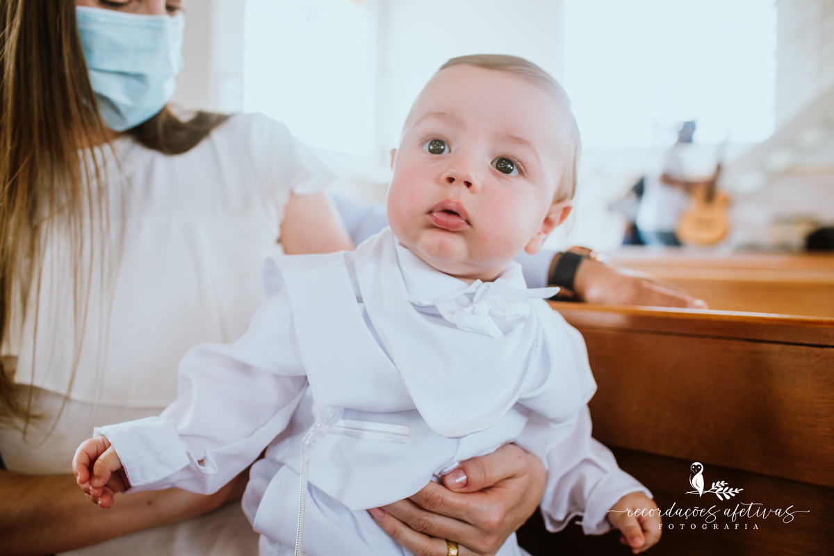 Batizado realizado na Paróquia São Luiz Gonzaga, em São Roque