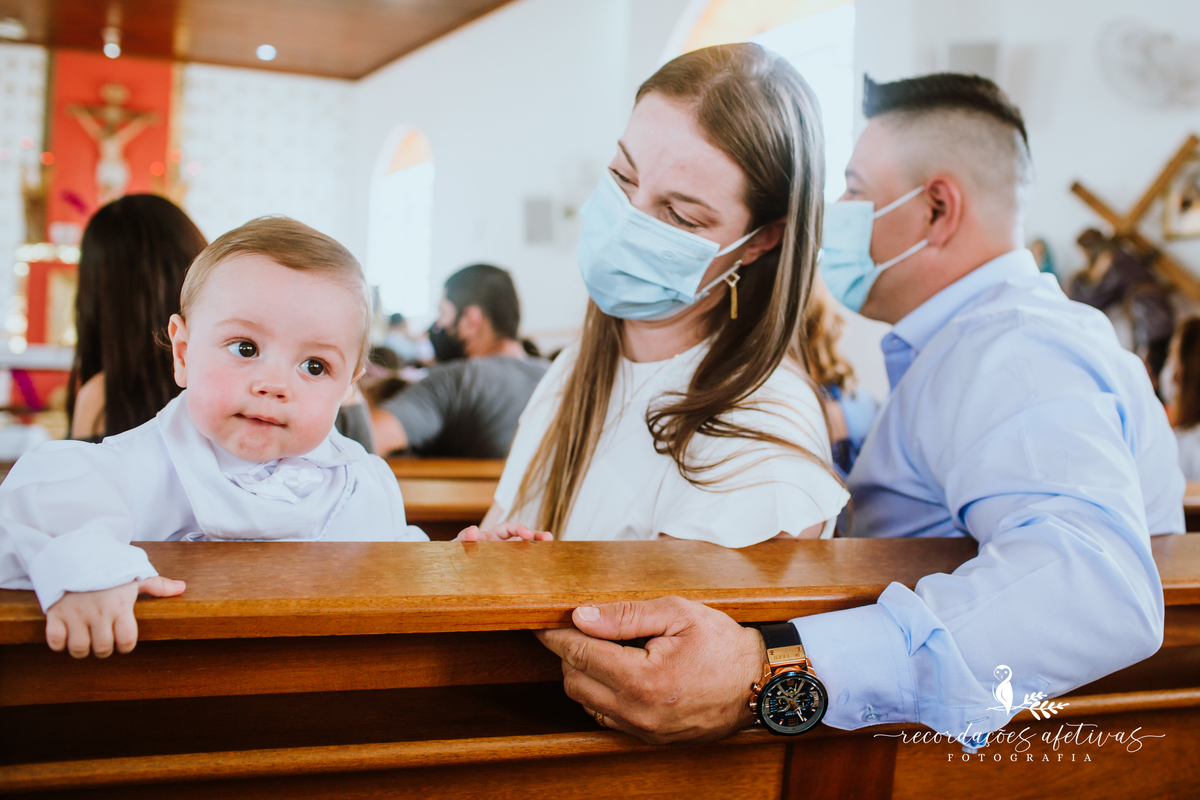 Batizado realizado na Paróquia São Luiz Gonzaga, em São Roque
