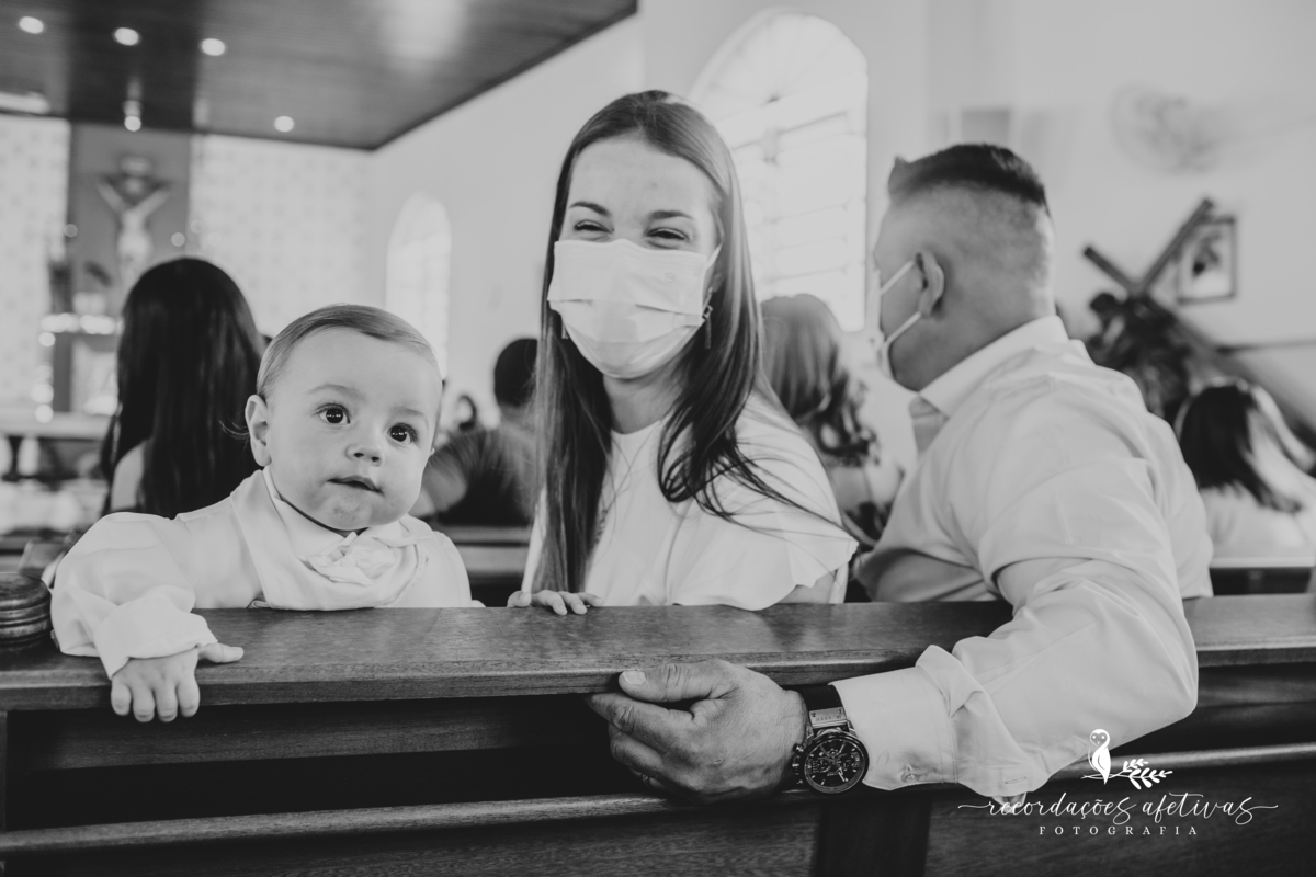 Batizado realizado na Paróquia São Luiz Gonzaga, em São Roque