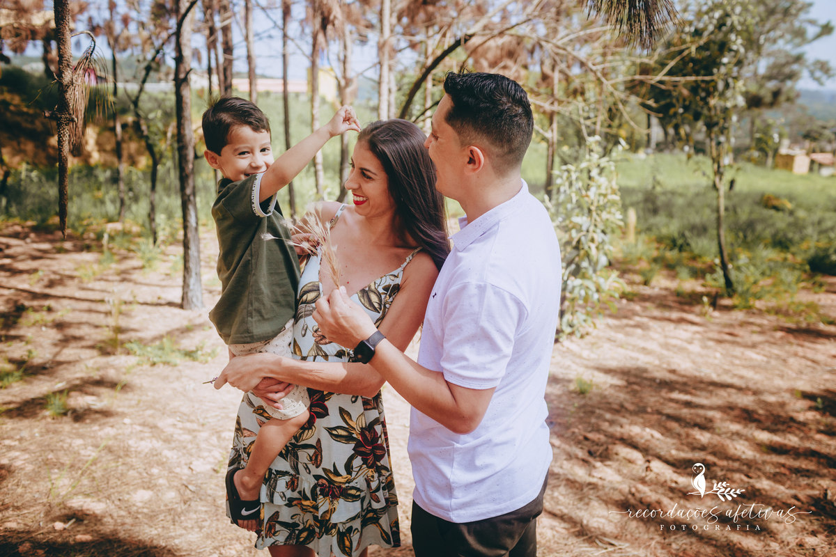 Ensaio Família realizado no Roteiro do Vinho, na cidade de São Roque