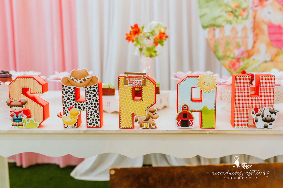 Aniversário Infantil com Tema Fazendinha realizado no Buffet Festar em São Roque
