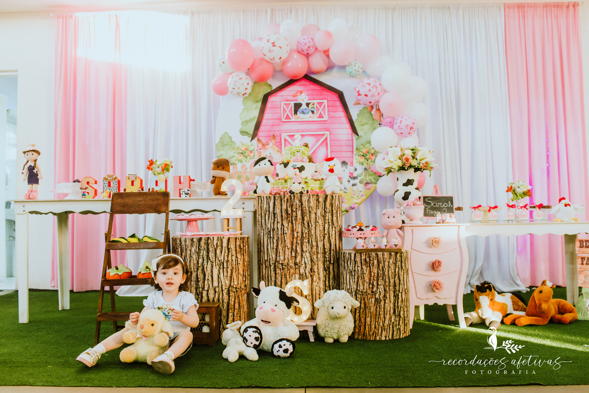 Aniversário Infantil com Tema Fazendinha realizado no Buffet Festar em São Roque