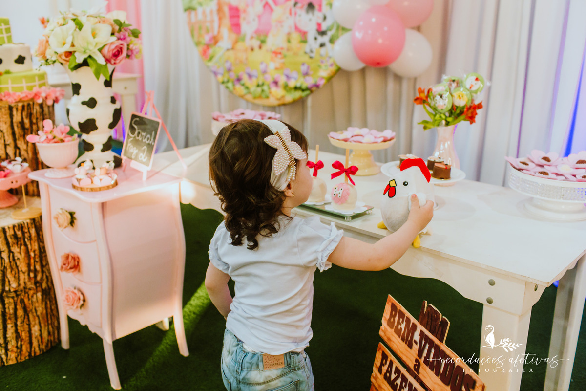 Aniversário Infantil com Tema Fazendinha realizado no Buffet Festar em São Roque