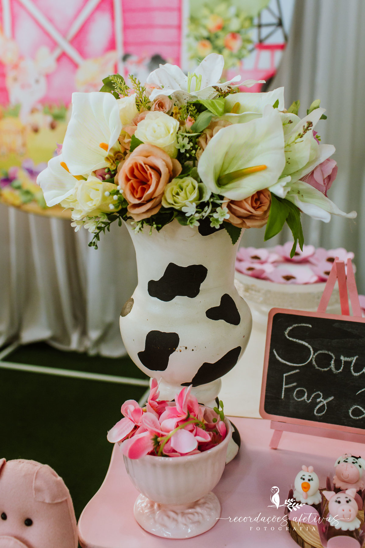 Aniversário Infantil com Tema Fazendinha realizado no Buffet Festar em São Roque