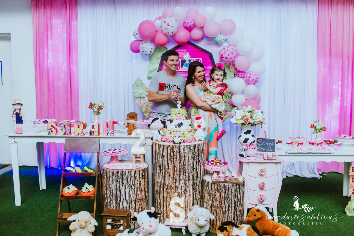 Aniversário Infantil com Tema Fazendinha realizado no Buffet Festar em São Roque