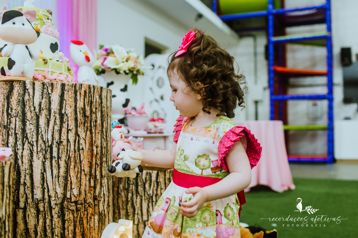 Aniversário Infantil com Tema Fazendinha realizado no Buffet Festar em São Roque