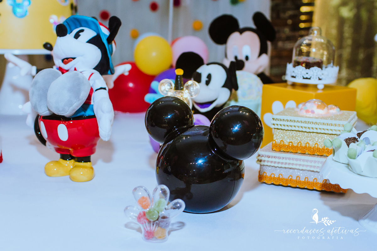 Aniversário Infantil com Tema Mickey e Minnie realizado em Santo André, no Buffet Kid Beeruta
