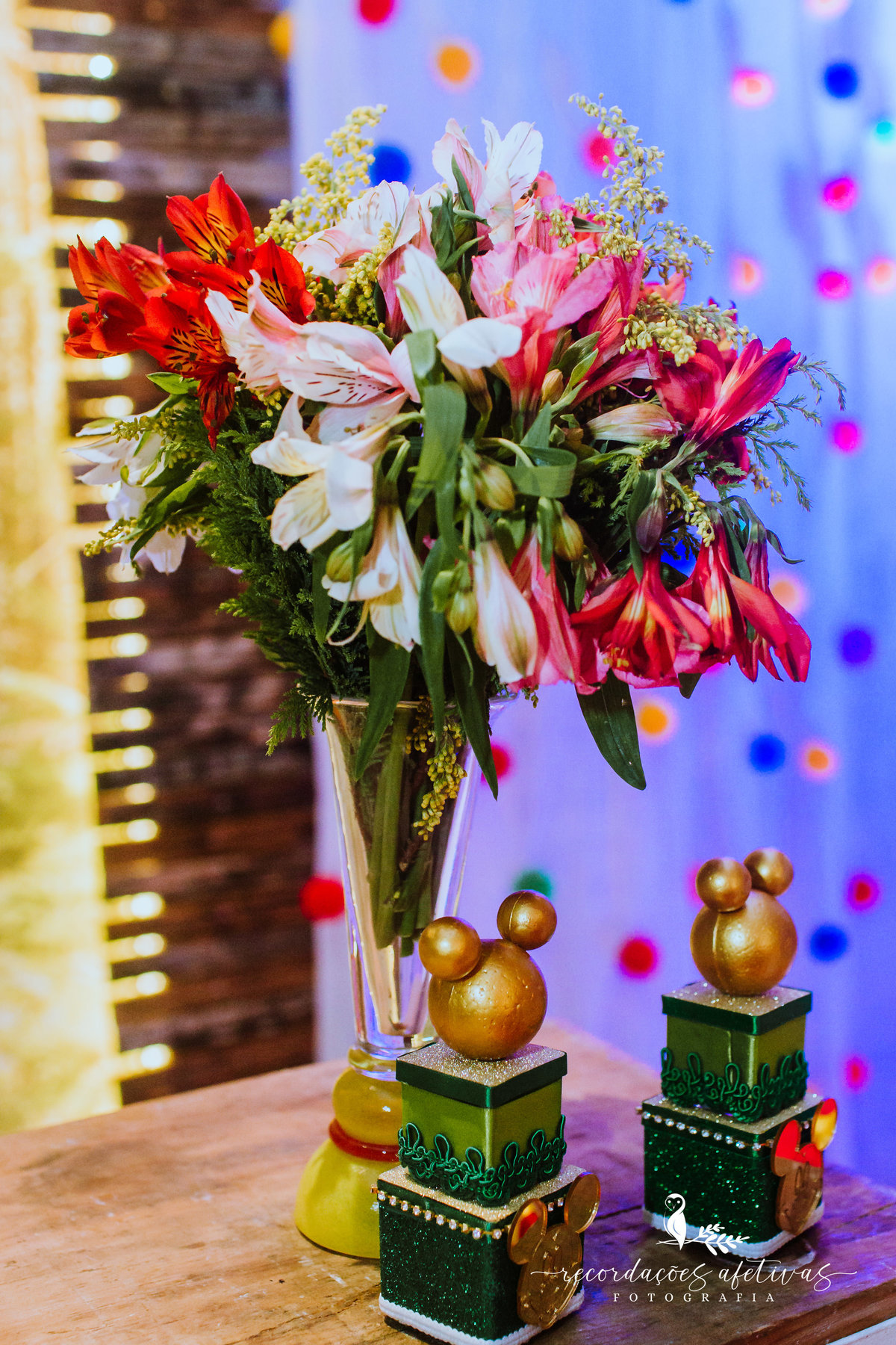 Aniversário Infantil com Tema Mickey e Minnie realizado em Santo André, no Buffet Kid Beeruta