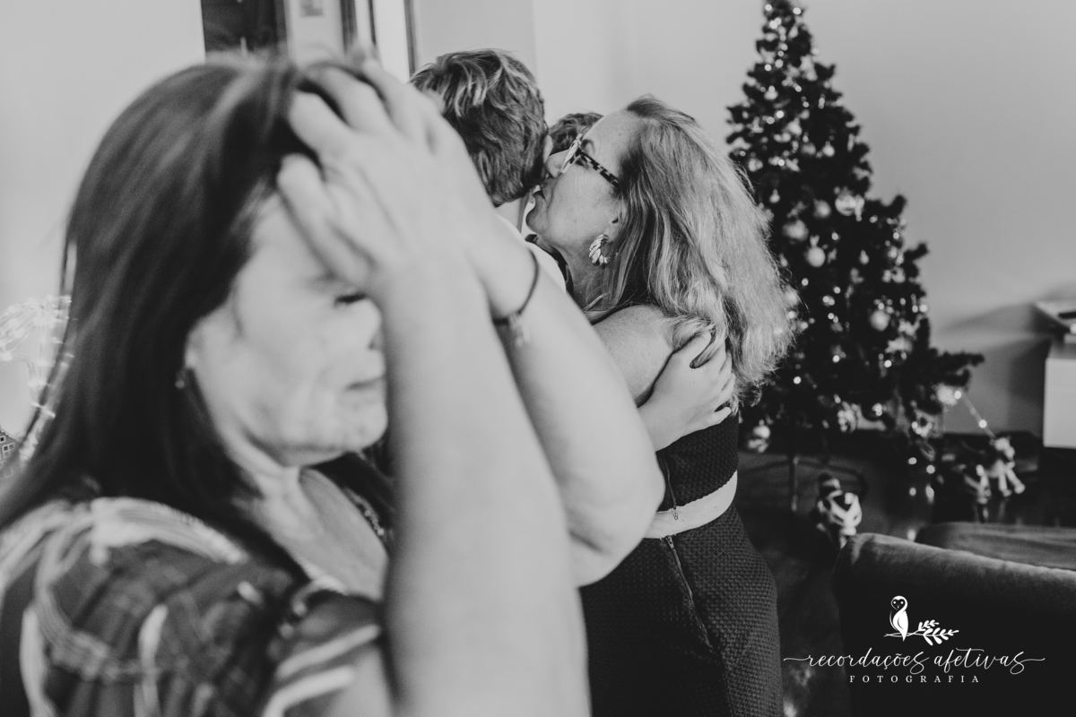 Ensaio de Natal em Família realizado em São Roque, no Roteiro do Vinho