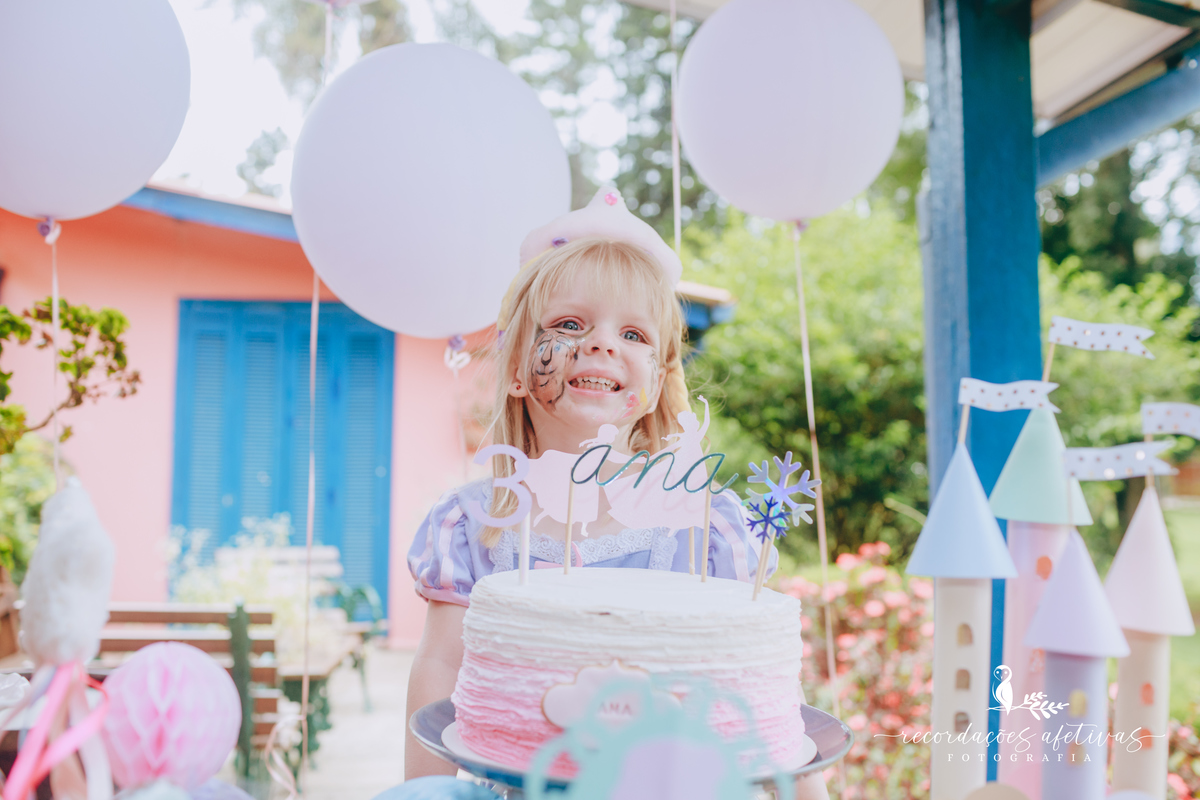 Aniversário Infantil Menina com Tema Princesas na Cidade de Mairinque