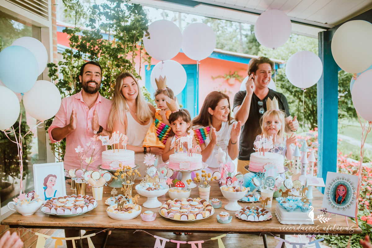 Aniversário Infantil Menina com Tema Princesas na Cidade de Mairinque
