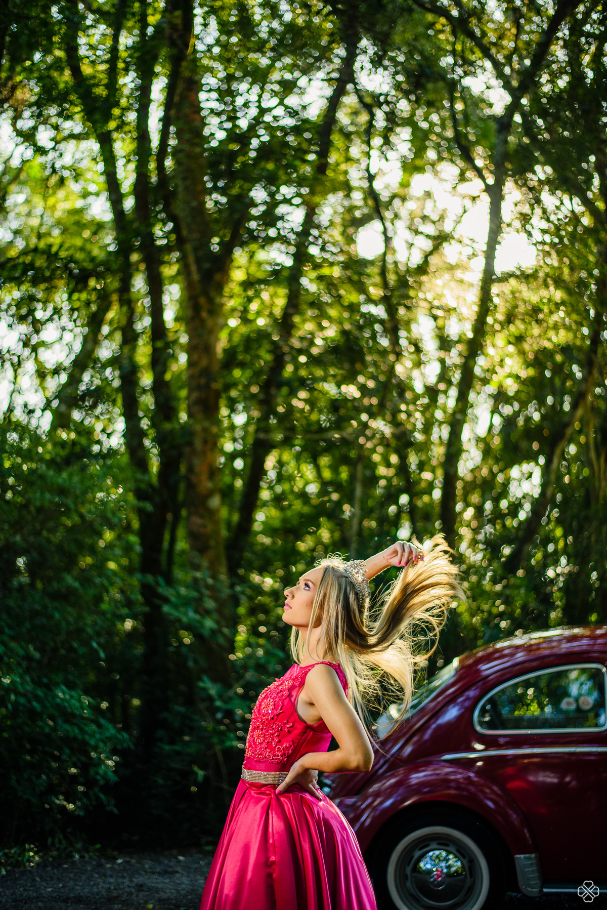 Ensaio de 15 anos com fusca
