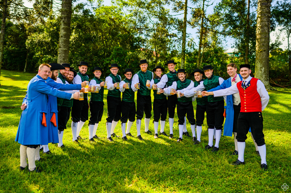 Ensaio fotográfico de grupo de danças