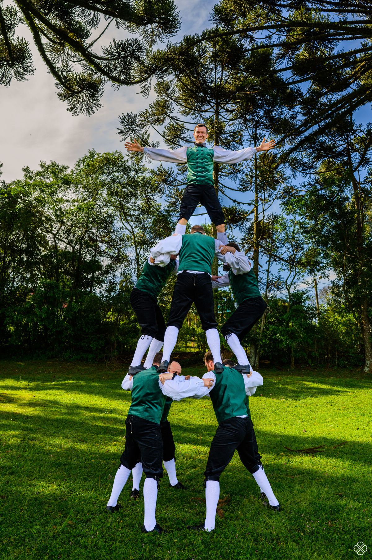 Ensaio fotográfico de grupo de danças