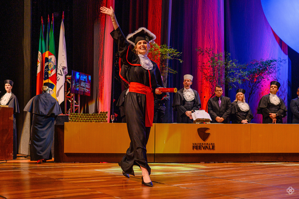 Formatura no Teatro Feevale