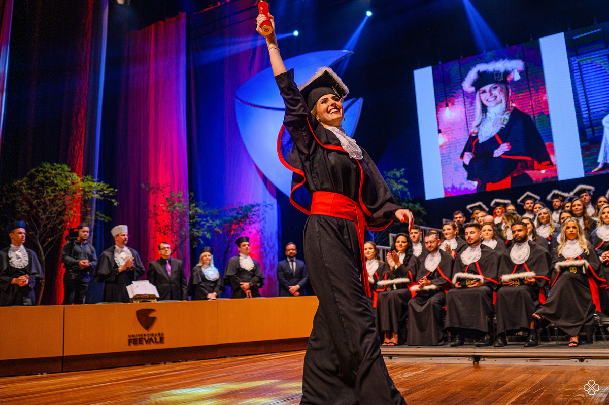 Formatura no Teatro Feevale