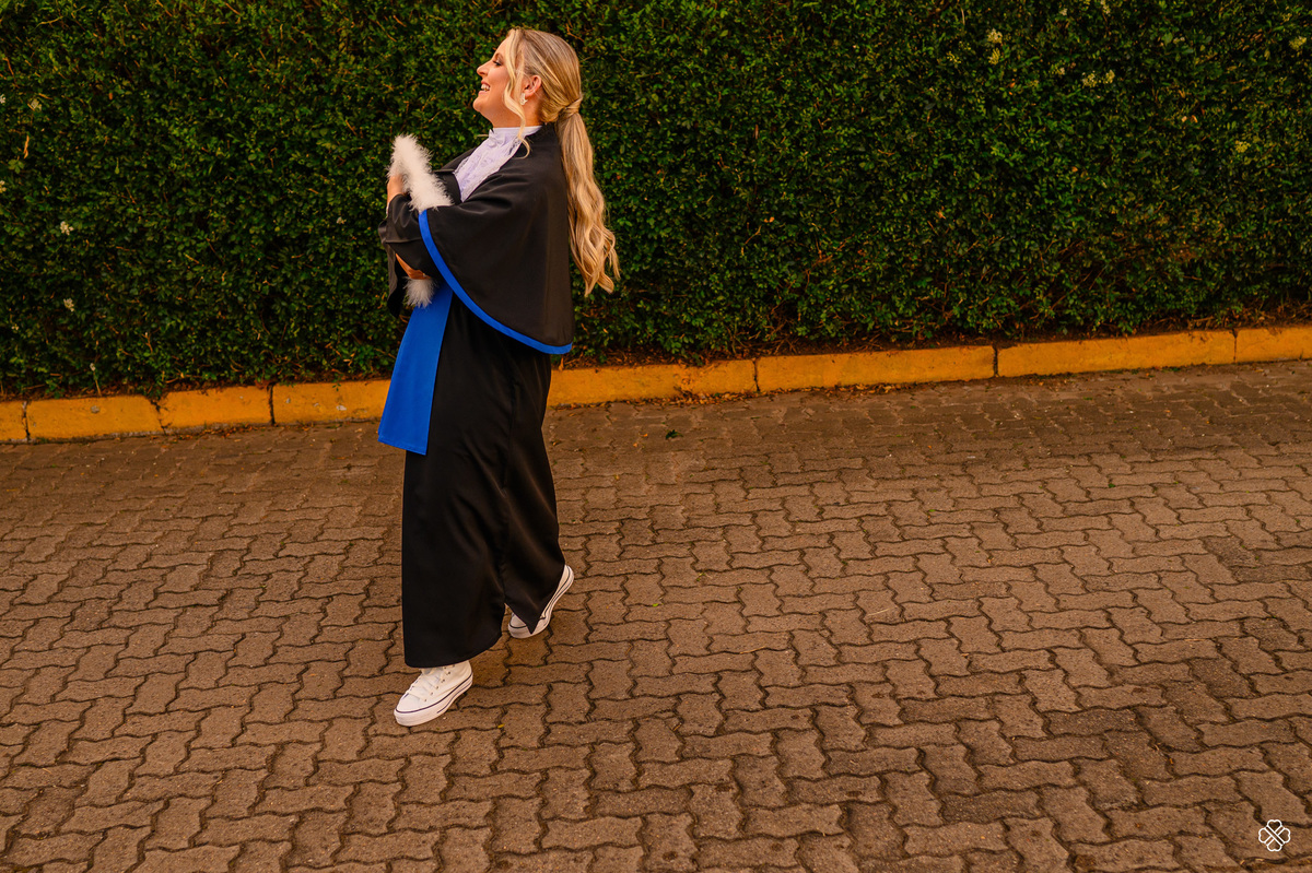 Formatura no teatro Feevale