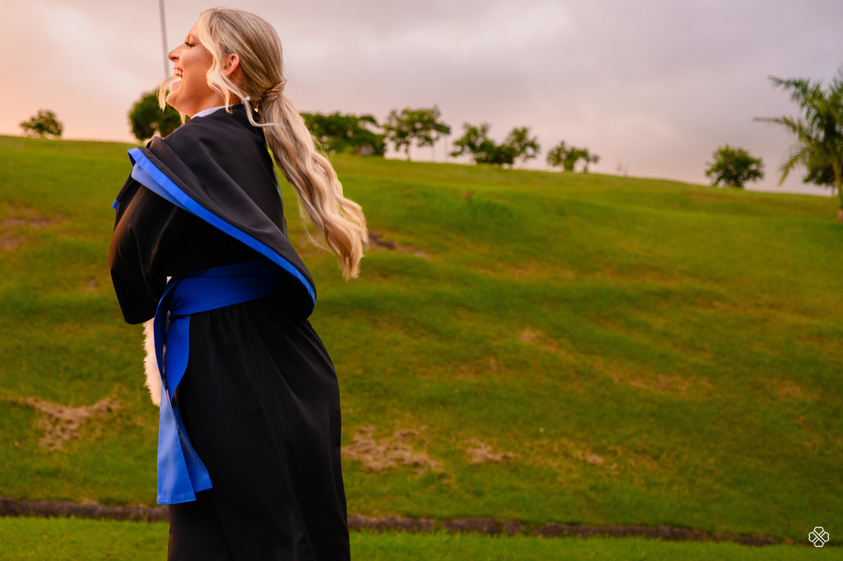 Formatura no teatro Feevale