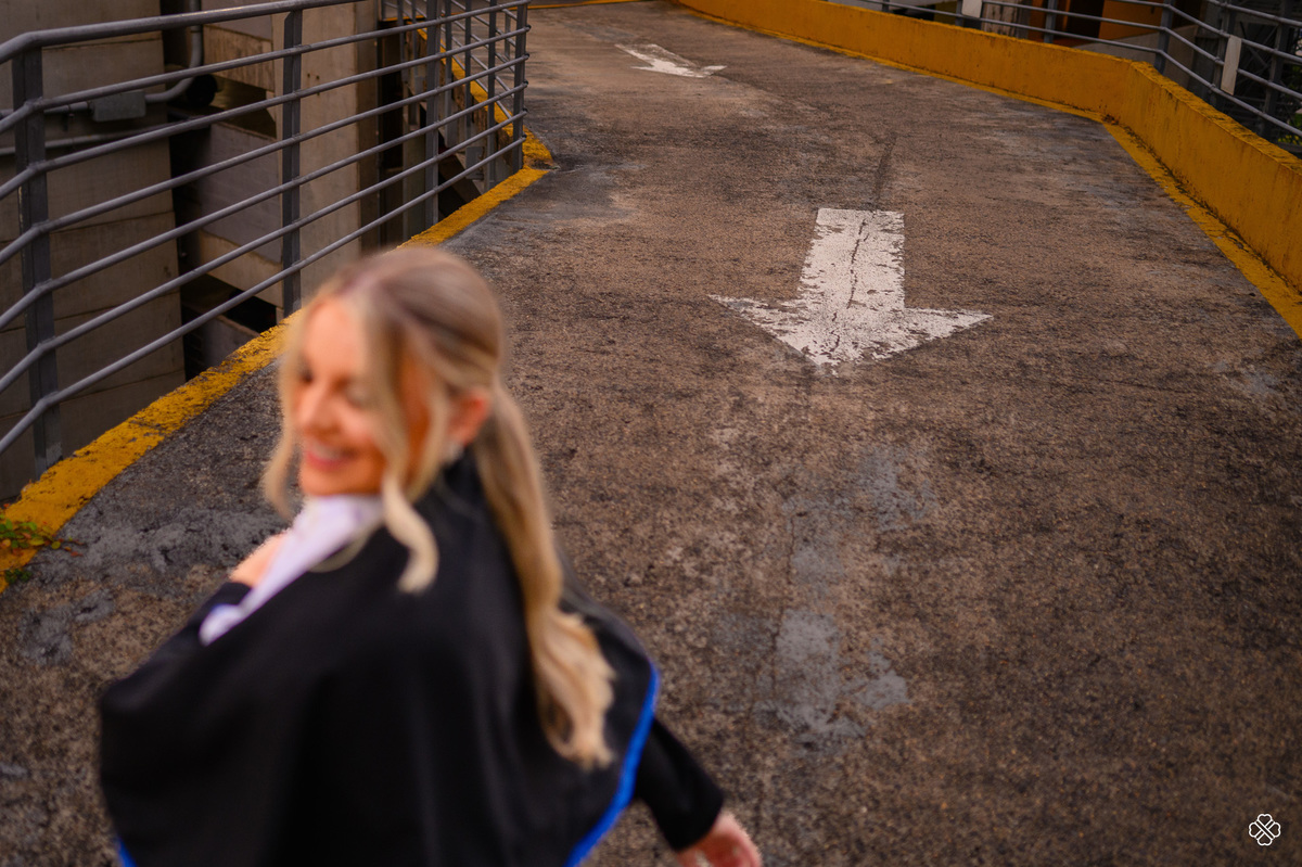Formatura no teatro Feevale