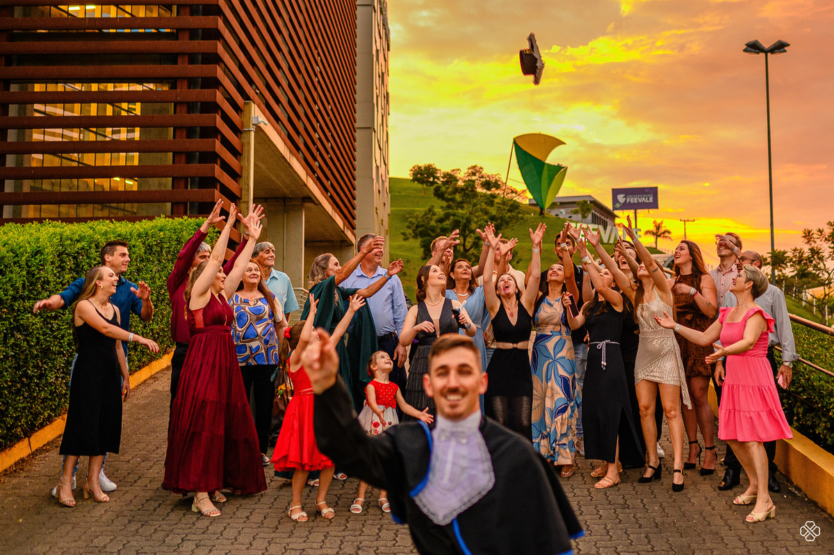 Formatura na Feevale